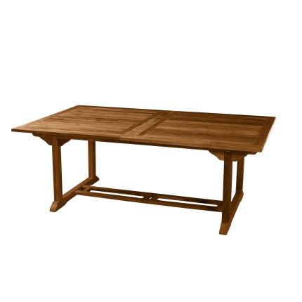 MAEVA Garden Table for 10/12 People - Rectangular Teak Wood