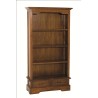 LAUREN Brown 3-Shelf 2-Drawer Mindi Wood Bookcase
