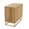 Buffet ISA en bois de manguier et cannage naturel