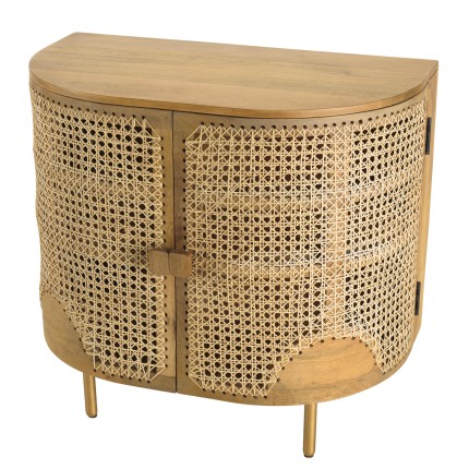 Buffet ISA marron 2 portes bois de manguier