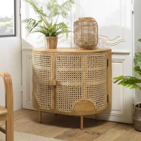 ISA Brown 2-door Sideboard in Mango Wood