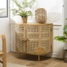 Buffet ISA marron 2 portes bois de manguier