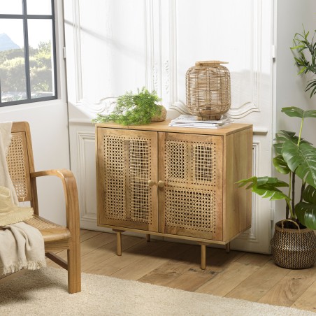 Buffet ISA en bois de manguier patchwork