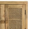 ISA Buffet - 2 Doors Mango Wood and Rattan Natural Color