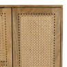 Meuble haut ISA en bois de manguier et rotin